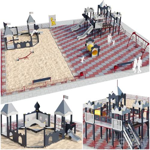 '3dsky Pro - Playground children's town'