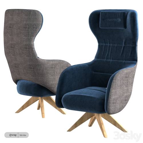 '3dsky Pro - Captain Heaven Soft Armchair'