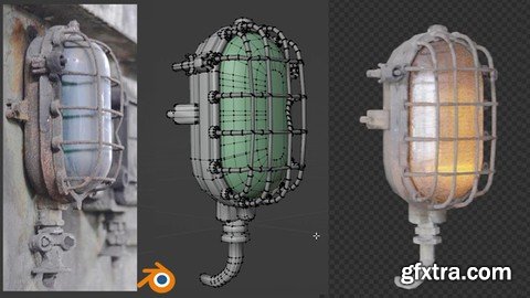 Udemy - Modeling And Texturing Practice in Blender - Old Lamp