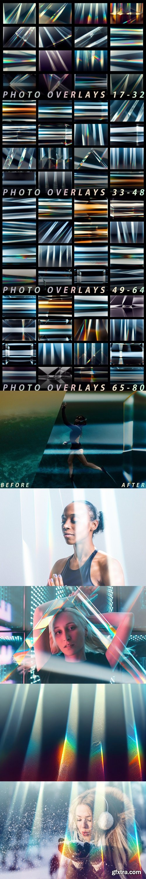 CreativeMarket - 80 Glass Reflection Photo Overlays 10282386
