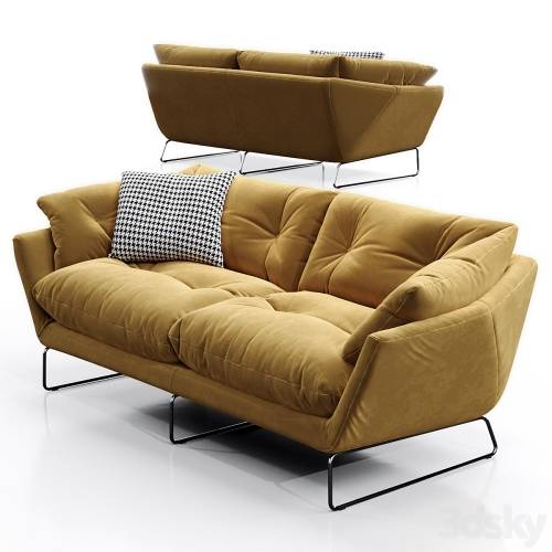 '3dsky Pro - Saba Italia New York Suite Sofa'