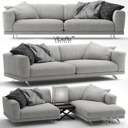 '3dsky Pro - sofa Vibieffe 470 FANCY Sectional sofa'