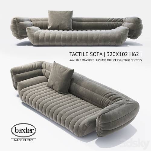 '3dsky Pro - Sofa Baxter Tactile'