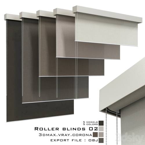 '3dsky Pro - Roller blinds 02'