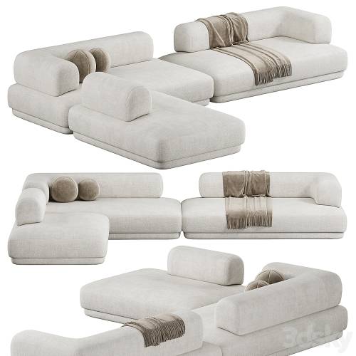 '3dsky Pro - BUMPER Sectional Sofa'