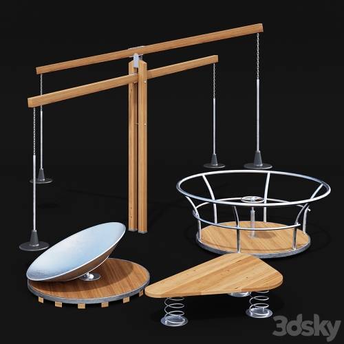 '3dsky Pro - Children's Playground Set'