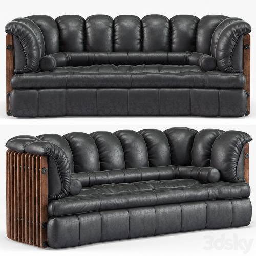 '3dsky Pro - Isle D'Palm 3 Seater Sofa'