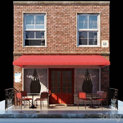 '3dsky Pro - Street Cafe'