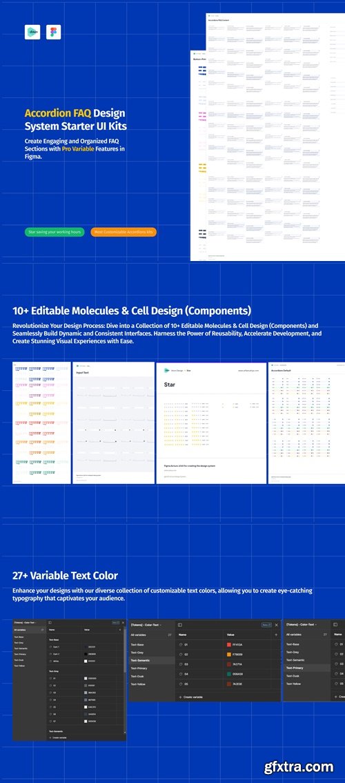 Accordion FAQ Design System Starter UI Kits