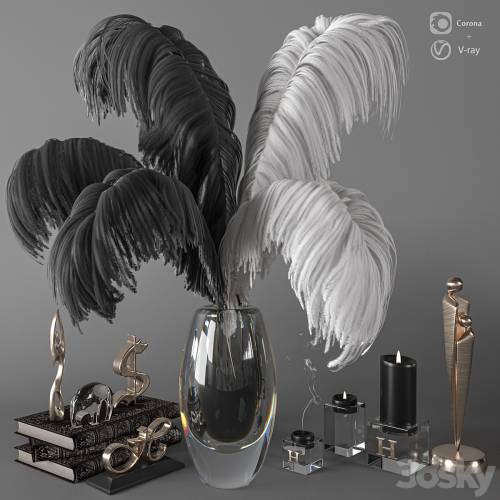 '3dsky Pro - Feathers Decorative Set C' '3dsky Pro - Feathers Decorative Set C'