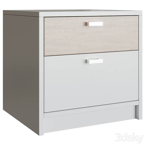 '3dsky Pro - Bedside table SCANDICA Vendela'