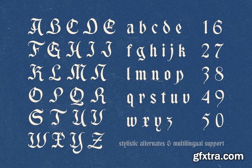 CreativeMarket - Maythen Blackletter Font