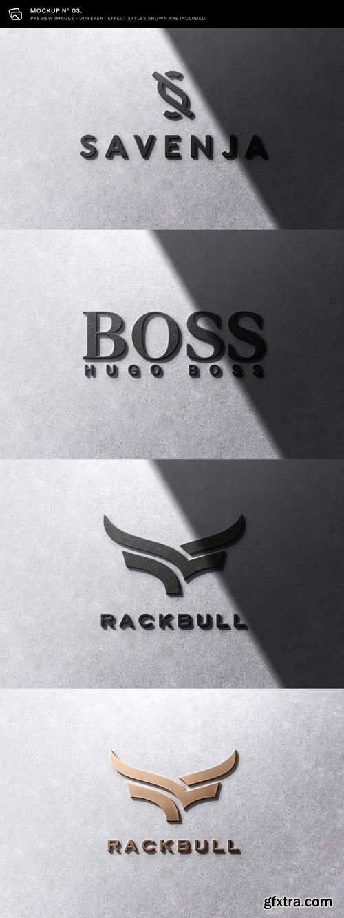 Asylab - 10 Deluxe Front Logo Mockups - V1