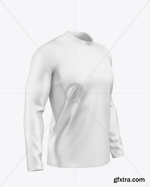 YellowImages - Men\'s Long Sleeve Raglan T-Shirt Mockup - 120334