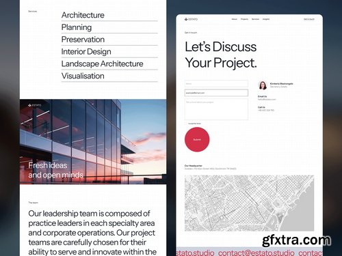 Craftwork Design - Estato Framer Template