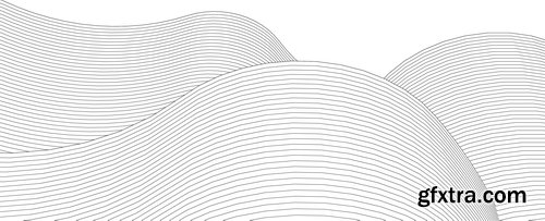 Abstract Lines Drawing in Architectural Art Concept 25xAI