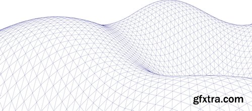 Abstract Lines Drawing in Architectural Art Concept 25xAI