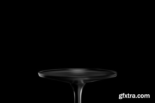 Black Podium or Blank Stage CYLINDER Platform 26xJPG, 4xPNG