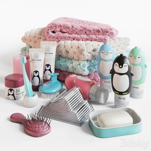 '3dsky Pro - Baby bath set 003'