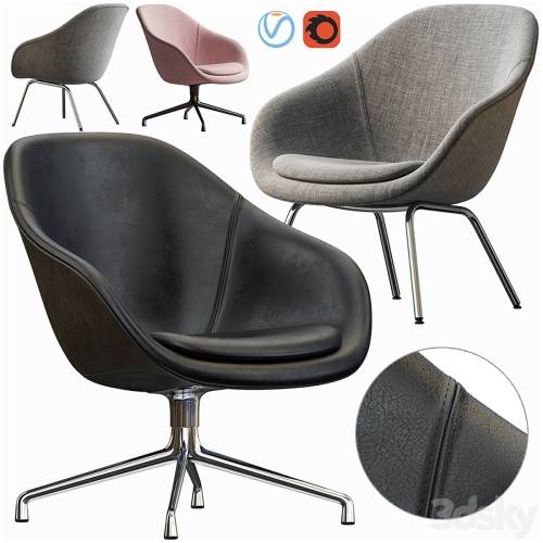 '3dsky Pro - HAY LOUNGE ARMCHAIR'
