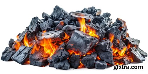 20 CAMPFIRES IN TRANSPARENT PNG