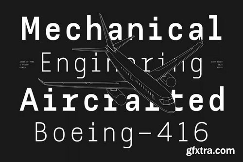 AOT Serial Mono - Modern And Clean Monospace Font