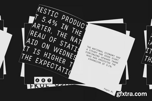 AOT Serial Mono - Modern And Clean Monospace Font