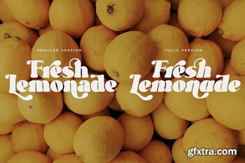 Fresh Lemonade Elegant Modern Retro Serif - Updated