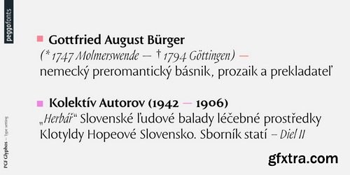 MyFonts - PGF Glyphos Font Family