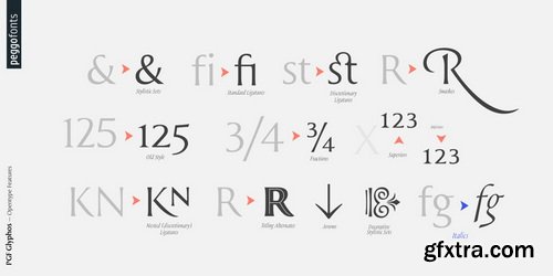 MyFonts - PGF Glyphos Font Family