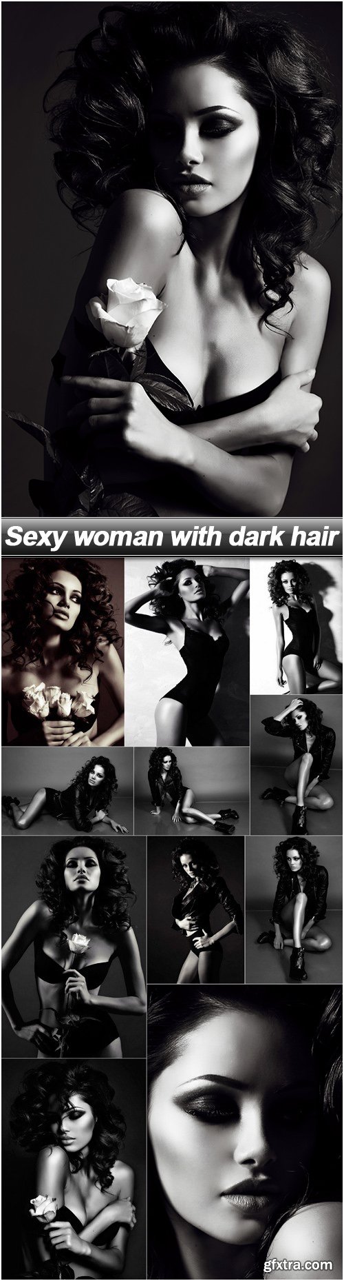 Sexy Woman With Dark Hair 11xJPG