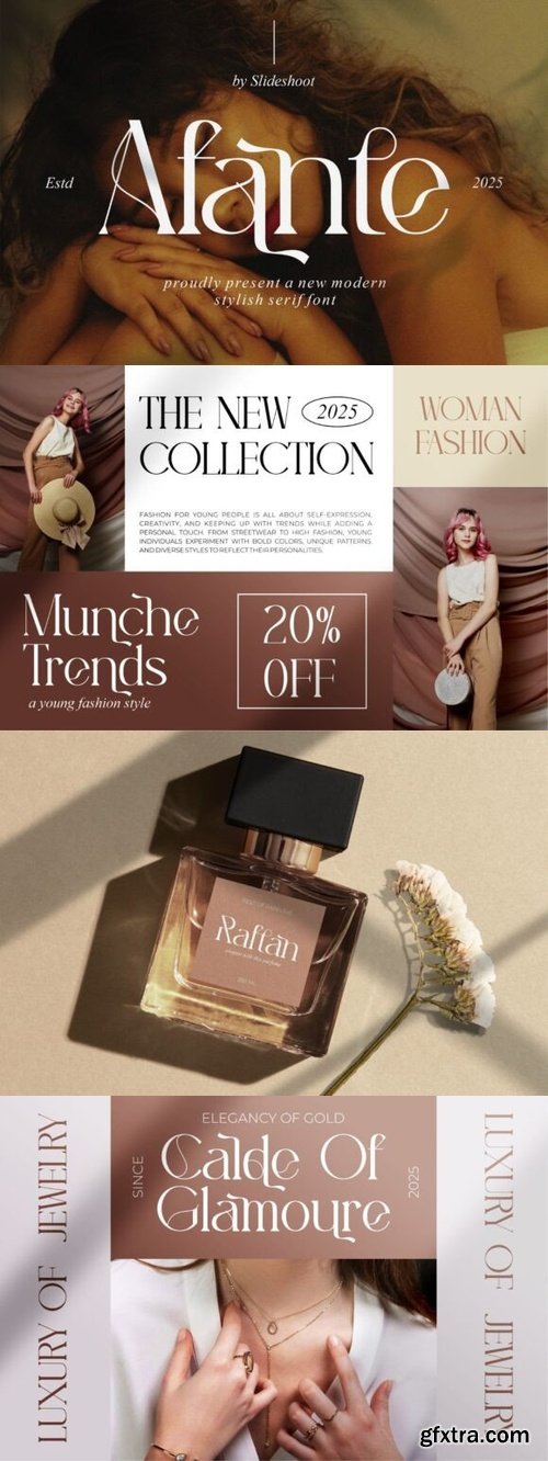 Afante || Modern Stylish Serif Font