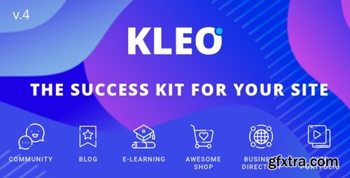 ThemeForest - KLEO v5.4.4 - Pro Community Focused, Multi-Purpose BuddyPress Theme - 6776630