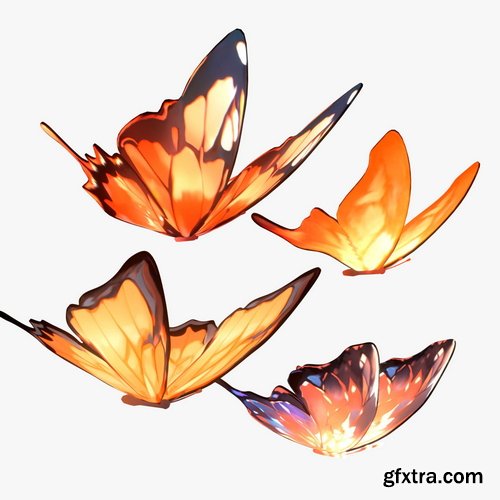 CGTrader - Fantasy Butterfly Anime Style