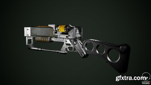 CGTrader - Fallout AER9 Laser Rifle