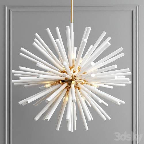 '3dsky Pro - Vintage Sputnik White Glass Light' '3dsky Pro - Vintage Sputnik White Glass Light'