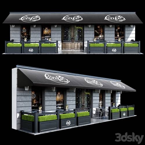 '3dsky Pro - Summer cafe'