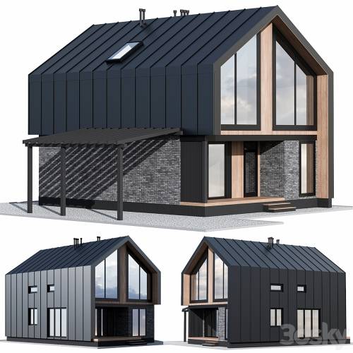 '3dsky Pro - Barnhouse with carport'