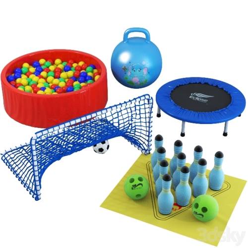 '3dsky Pro - A set of children's sports equipment' '3dsky Pro - A set of children's sports equipment'