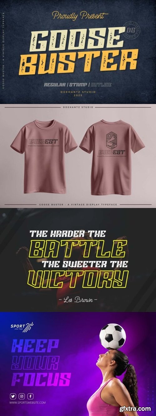 Goose Buster Font