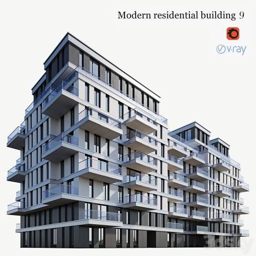 '3dsky Pro - apartment building 9'