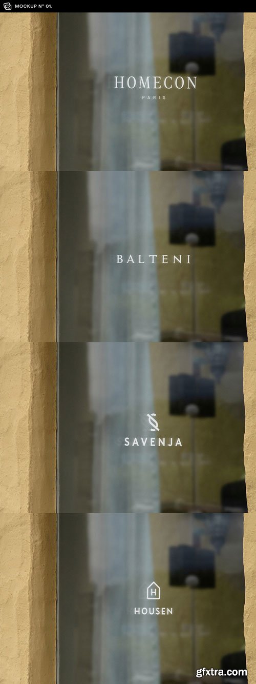 Asylab - 25 Window Signs Logo Mockups - V2