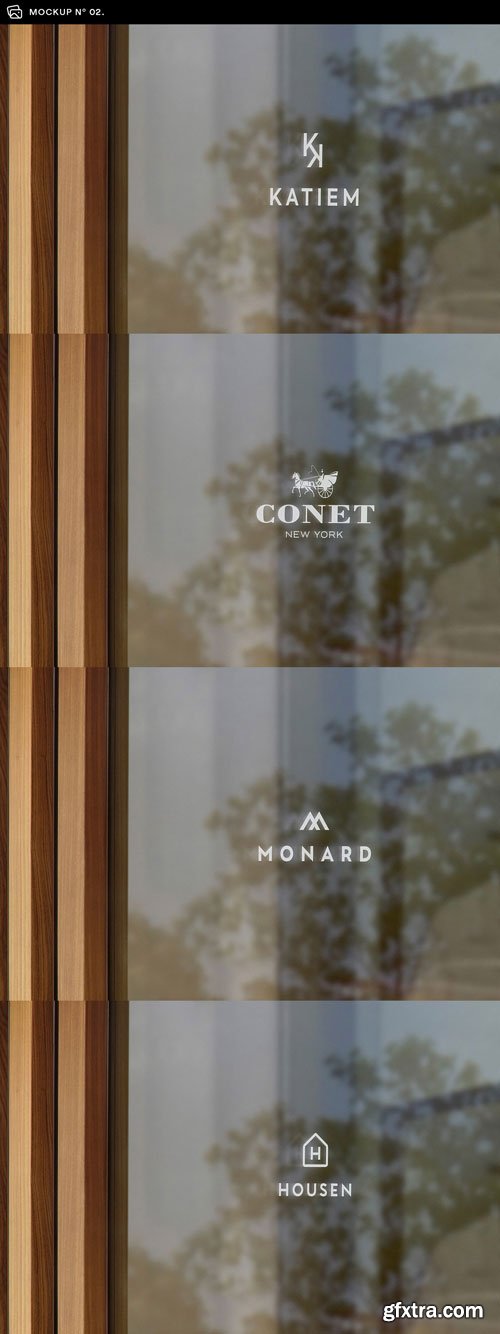 Asylab - 25 Window Signs Logo Mockups - V2