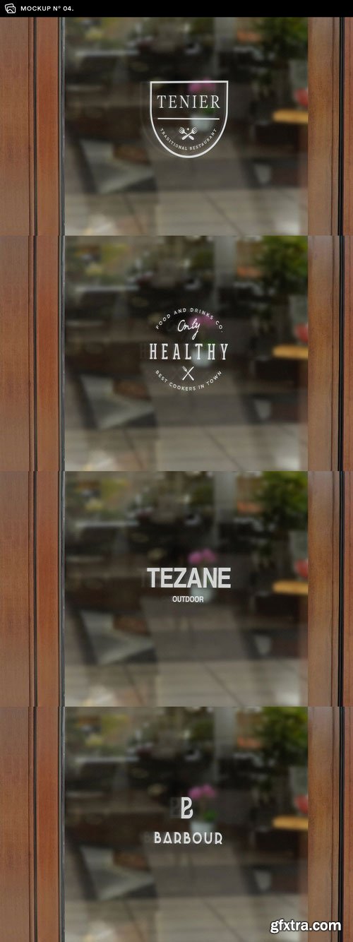 Asylab - 25 Window Signs Logo Mockups - V2
