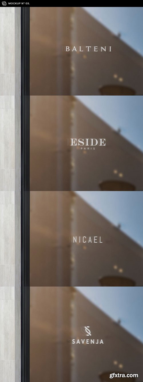 Asylab - 25 Window Signs Logo Mockups - V2