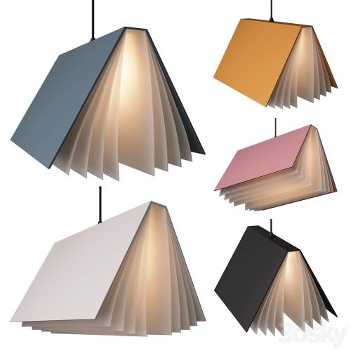 '3dsky Pro - Pendant Lights Metal Books'