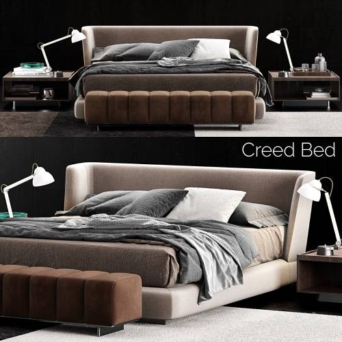 '3dsky Pro - Minotti creed bed'