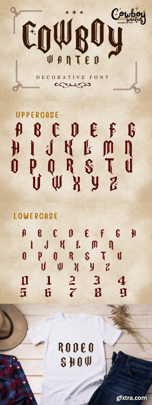 Cowboy Wanted Font