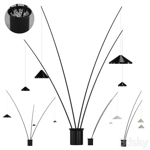 '3dsky Pro - NORTH | Floor lamp By Vibia'