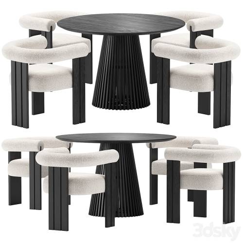 '3dsky Pro - Eichholtz Percy Chair and La Forma Irune Table' '3dsky Pro - Eichholtz Percy Chair and La Forma Irune Table'